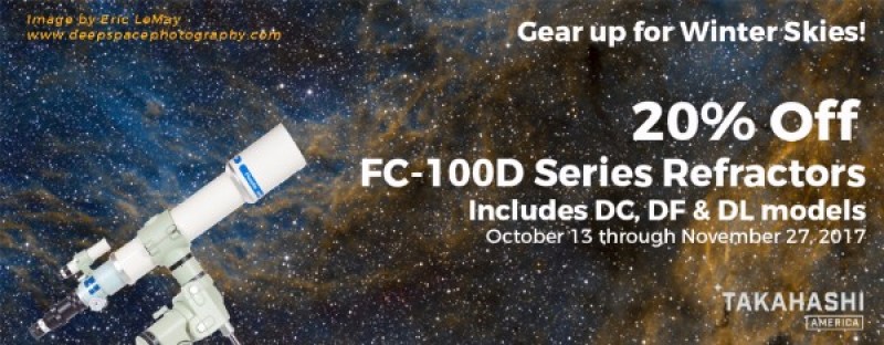 Takahashi 20% Off FC-100 OTAs Is Almost Over