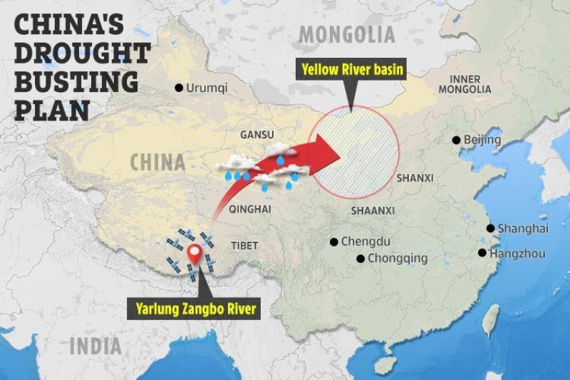 China ‘will move clouds and make it rain in different places using satellites’ in terrifying weather control plan