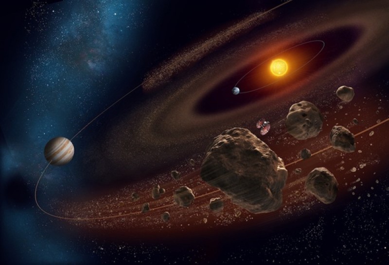 Trojan asteroids reveal Jupiter's great migration through early solar system