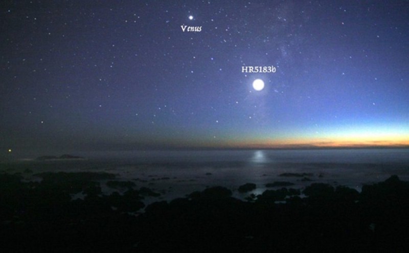 A rocky planet in this weird star system would have stunning skies