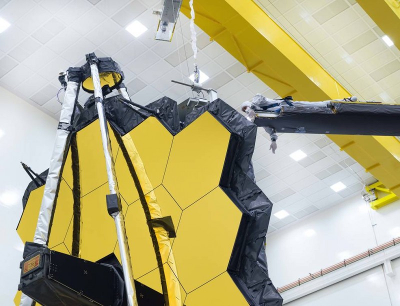 Webb’s Golden Mirror Wings Open One Last Time on Earth