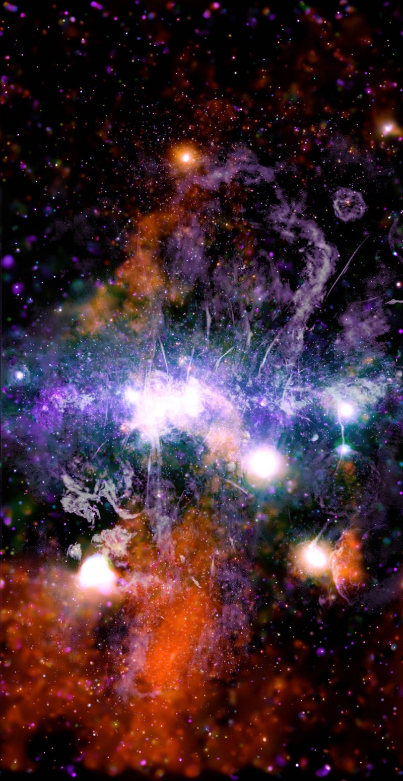 Magnetized Threads Weave Spectacular Galactic Tapestry
