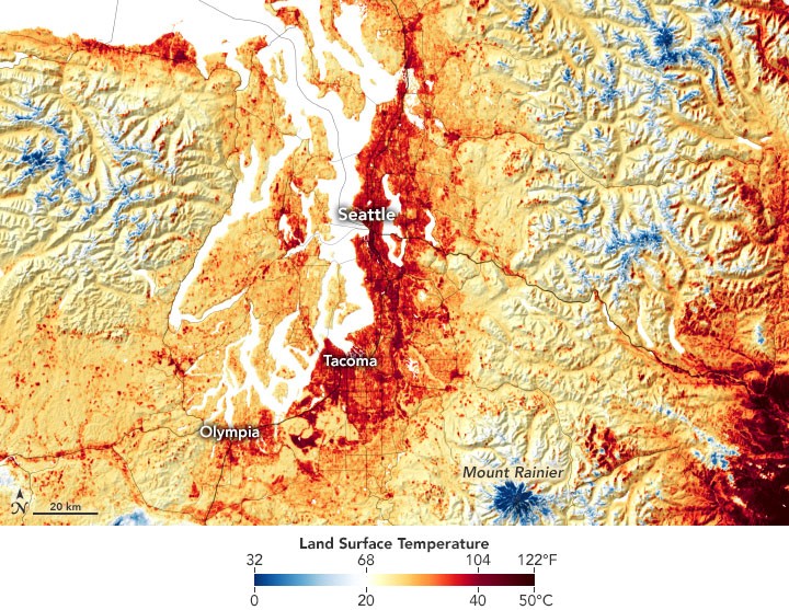 Exceptional Heat Hits Pacific Northwest