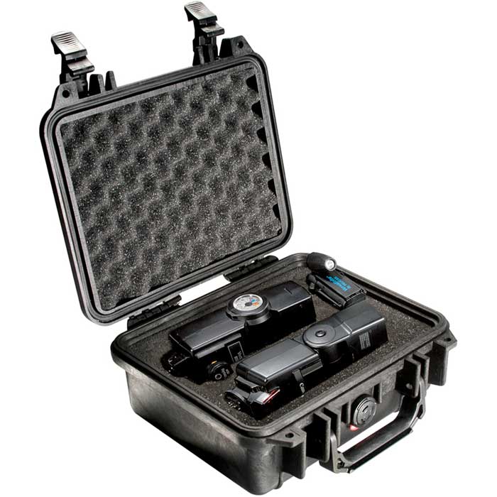 Pelican 1200 Case w/Foam (Black)