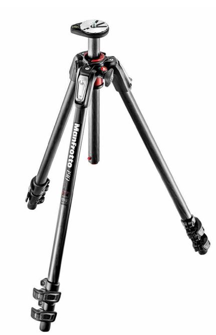 Manfrotto MT190XPRO3 3 Section Aluminum Tripod Legs with Q90 Column (Black)