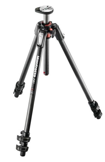 Manfrotto MT190CXPRO3 3 Section Carbon Fiber Tripod Legs with Q90 Column (Black)