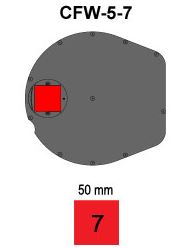 FLI 7-Position CFW for 50mm Square Filters
