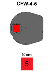 FLI 5-Position CFW for 50mm Square Filters