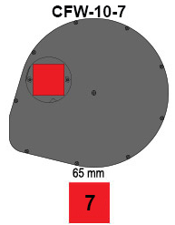 FLI 7 position CFW for 65mm square filters-DISCONTINUED