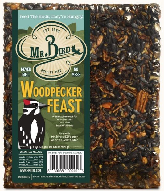 Mr. Bird Woodpecker Feast #940 Large Block (Full Case)