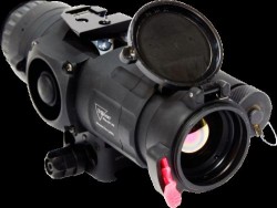 Trijicon Electro Optics REAP-IR 35mm Thermal Weapon Sight w/8x E-Zoom, Commercial Packaging w/Case & Mount, Black IRMS-35