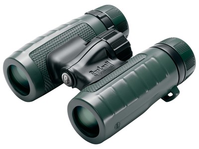 Bushnell Trophy 10x28mm Roof Prism Binoculars, Green, Box 332810