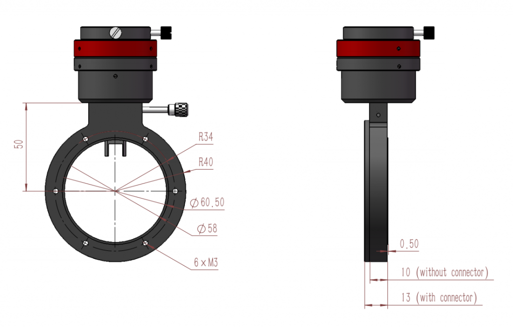 QHY CCD QHYOAG-L, Off Axis Guide, Large