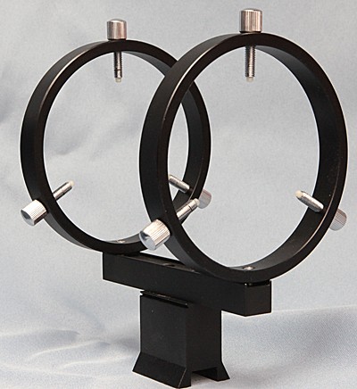 Stellarvue 80 MM FINDER RINGS - MOUNTS TO MOST FINDERSCOPE DOVETAIL SHOES - R080DA