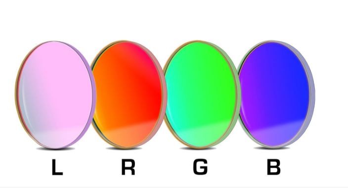Baader L-RGB CCD Imaging Filter Set (31mm Round, Unmounted)