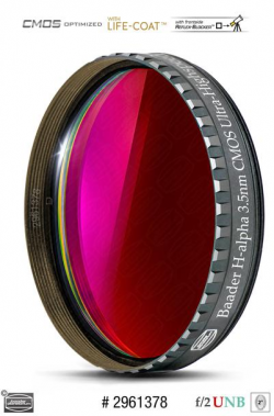 Baader 3.5 / 4nm f/2 Ultra-Highspeed Filters – CMOS-optimized (H-alpha / O-III / S-II)