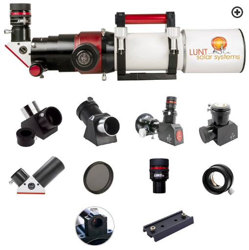 Lunt Solar 80mm Universal Day &amp;amp; Night Use Modular Telescope (Advanced Package)