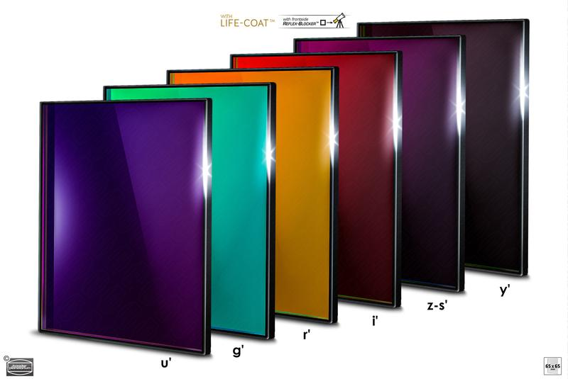 Baader SLOAN/SDSS Filters – Photometric 65 x 65mm Filter Set