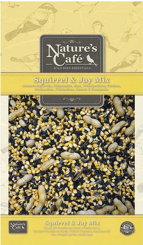 Animal Supply Company &quot;Nature's Cafe&quot; Squirrel &amp; Jay Mix (15 lb)